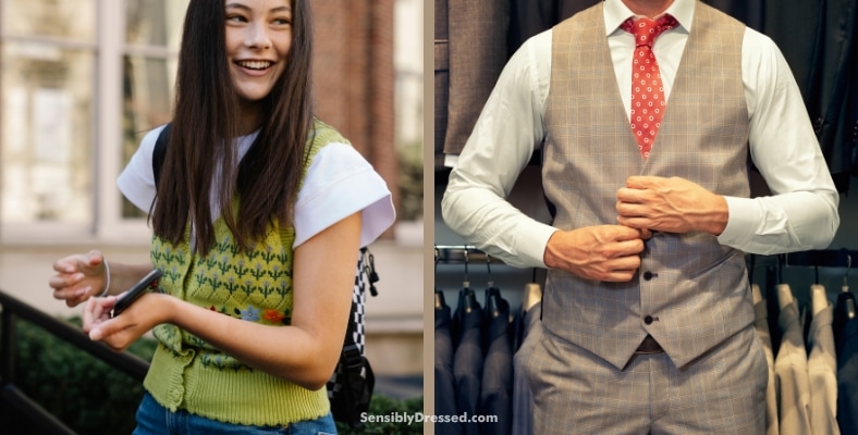 what is the difference between a vest and a waistcoat